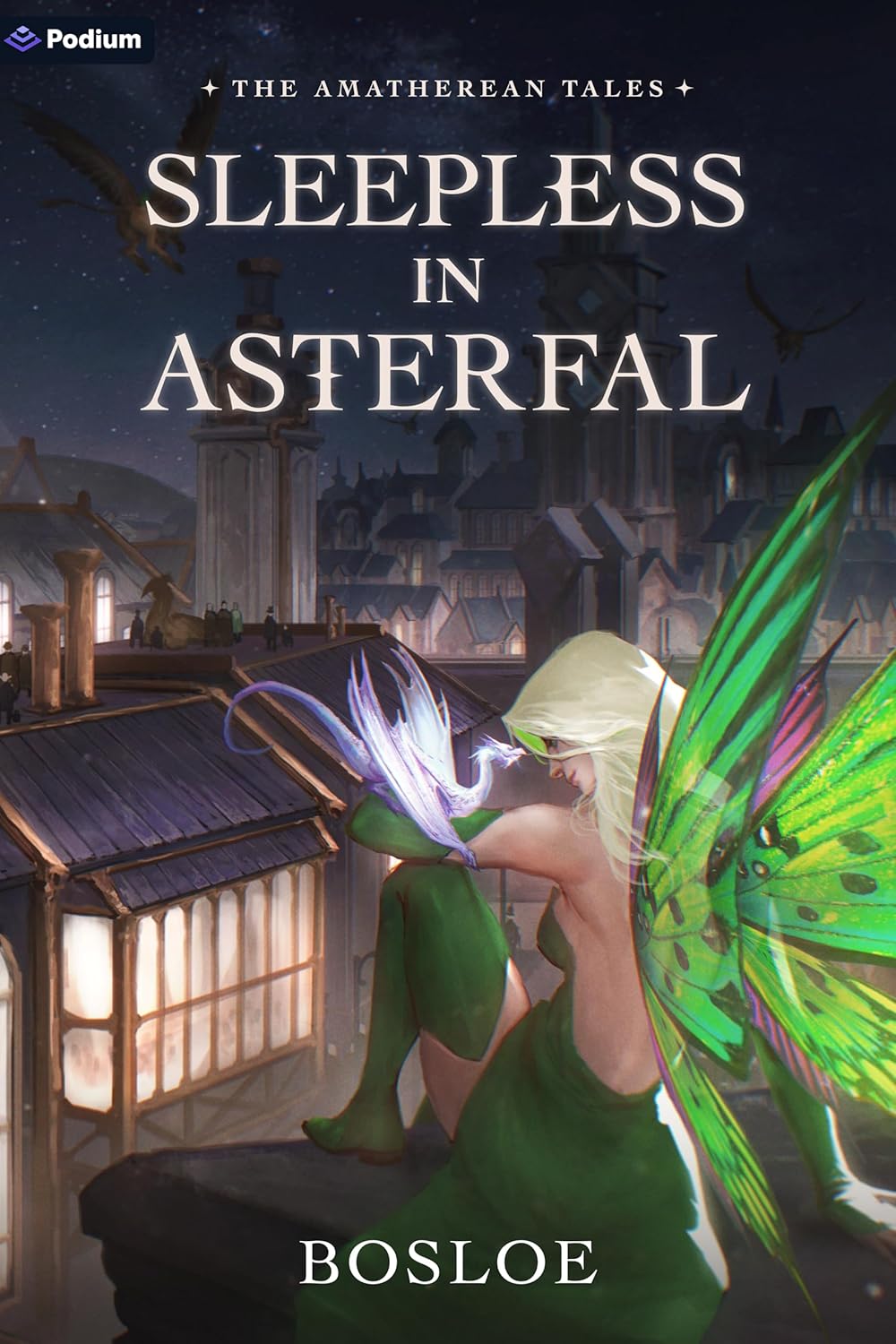 Sleepless in Asterfal LitRPG book cover
