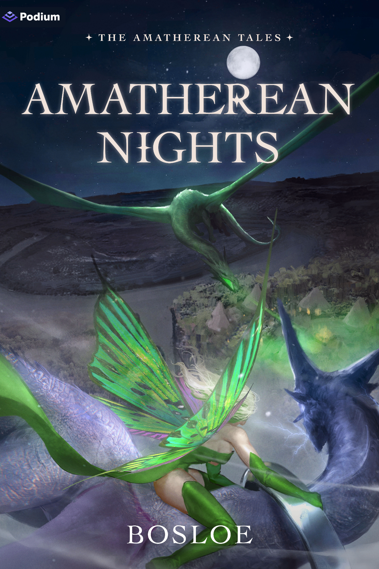 Amatherean Nights LitRPG book cover